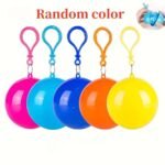 6 ponchos compactos de lluvia con llavero - Imagen 5